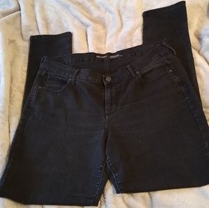 Old Navy Original Fit Mid Rise Faded Black Jeans